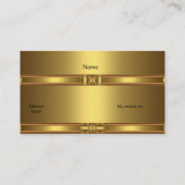 Profil Carte de visite Gold sur Gold Jewel (Dos)