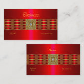 Profil Carte de visite Gold sur le bijou diamant r (Devant / Derrière)