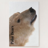 Profil de l'ours polaire Puzzle (Vertical)