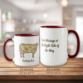 Profil de vache Café Mug