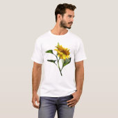 Profil d'un T-shirt tournesol (Devant entier)