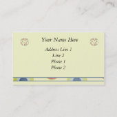 Profil et Cartes de visite rétroactifs (Dos)