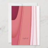 Profil féminin Carte de jour pour femmes (Dos)