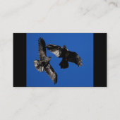 profil ou carte de visite, corbeaux (Dos)