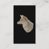 profil ou carte de visite, coyote (Dos)