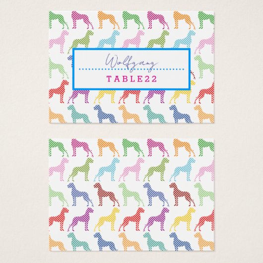 Profile Card (Devant & derrière)