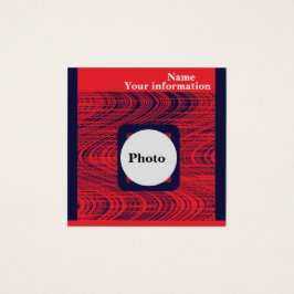 Profile Card Vierkante Visitekaartjes