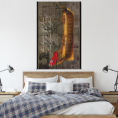 Profile Painting of Ship Jersey Canvas Afdruk (Insitu (Slaapkamer))