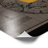 Profile Painting of Ship Jersey Foto Afdruk (Hoek)