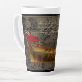 Profile Painting of Ship Jersey Latte Mok (Linkerhoek)