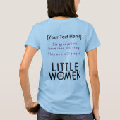 Profils de "petites femmes"/six T-shirts de (Dos)