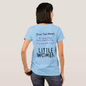 Profils de "petites femmes"/six T-shirts de (Dos entier)