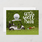 Profiteer snel van Golfer Briefkaart (Voorkant / Achterkant)