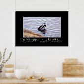 Profiteer van de mogelijkheid met beide handen [XL Poster (Keuken)