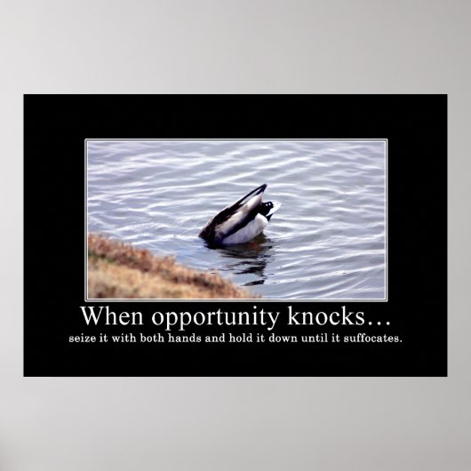 Profiteer van de mogelijkheid met beide handen [XL Poster (Voorkant)