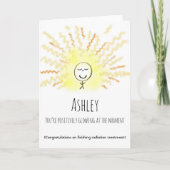 Profiteer van een goede kankertherapie kaart (Voorkant)