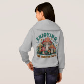 profiter de la beauté de la vie fille sweat - shir (Dos entier)