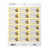 Profiter des Étiquettes de adresse du soleil (Feuille entière)