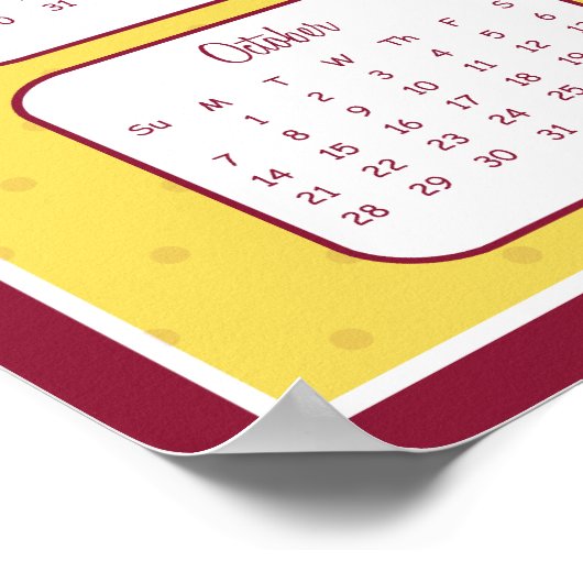 Profiter du calendrier 2012 Poster (Coin)