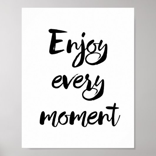 Profitez de chaque instant Poster (Devant)
