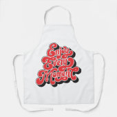 "Profitez de chaque instant - tablier cuisine" (Recto)