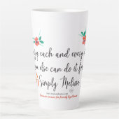 Profitez de chaque tasse de latte quotidienne (Devant)