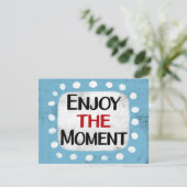 Profitez De La Carte De Voeux Moment (Debout devant)