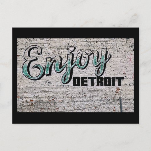 Profitez de la carte postale Detroit (Devant)