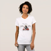 Profitez de la vie et montez Vespa T-shirt (Devant entier)