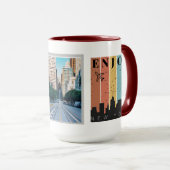Profitez de New York | Mug photo itinérante (Devant droit)
