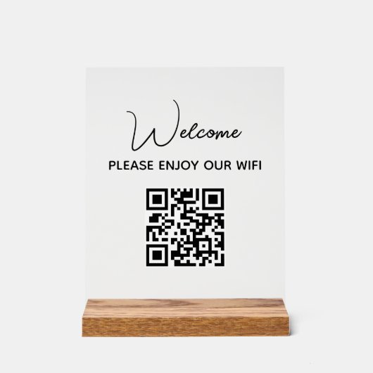 Profitez De Notre Wifi | WIFI Welcome QR Code (Recto)