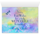 Profitez de votre carte de chien dansant à la retr (Intérieur Horizontal (Bas))