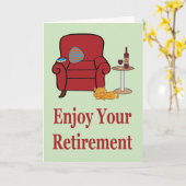 Profitez de votre carte de retraite (Fleur jaune)