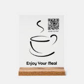 Profitez de votre repas, scannez le code QR pour p (Recto)