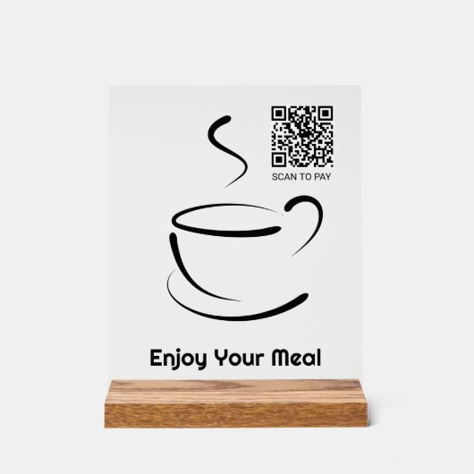 Profitez de votre repas, scannez le code QR pour p (Recto)