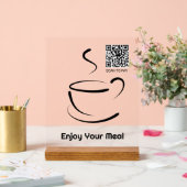 Profitez de votre repas, scannez le code QR pour p (Mariage)