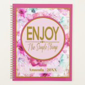 Profitez des choses simples Pretty Rose et Or (Devant)