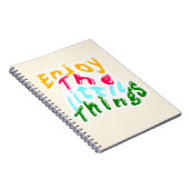 Profitez des Petites Choses Cahier de typographie (Côté Droit)
