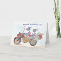 Profitez des petites choses - Carte de voeux