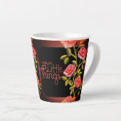 "Profitez des petites choses" Latte Mug (Angle droit)
