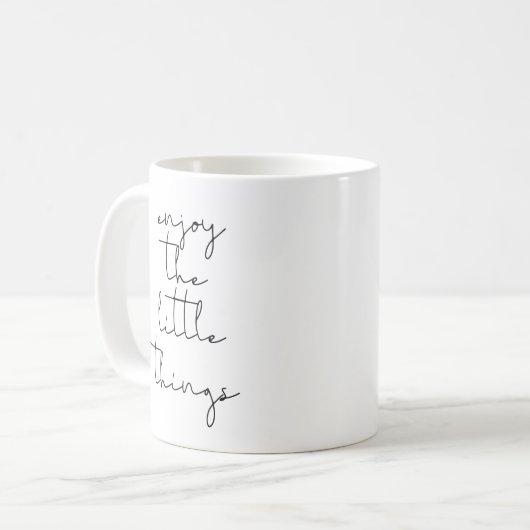 Profitez des petites choses mug (Devant gauche)