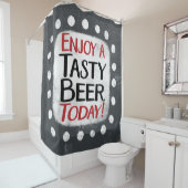 Profitez D'Une Savoureuse Bière Aujourd'Hui Rideau (En situation)