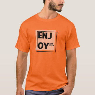 Profitez-En - Tshirt Texte Pour Hommes