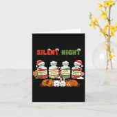 Profol Silent Night Funny Vet Tech Christmas Kaart (Gele Bloem)