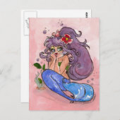 "PROFONDÉMENT" en carte postale de pensée par (Devant / Derrière)