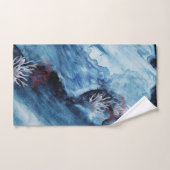 Profondeur bleue de la mer (Serviette à main)
