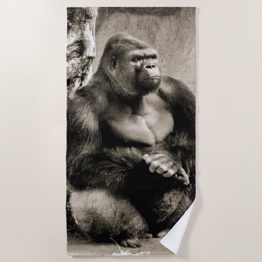 PROFONDEUR EN PENSÉE serviette de plage (Devant)