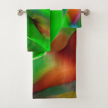 Profondeur et reliefs colorés, le vert prédomine