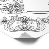 Profondeurs : Poster do-it-yourself coloriage (Coin)