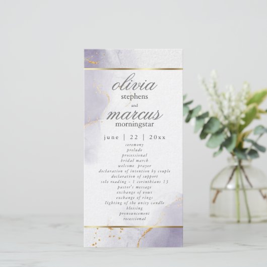 Program Gold Dusty Plum Paars (Staand voorkant)